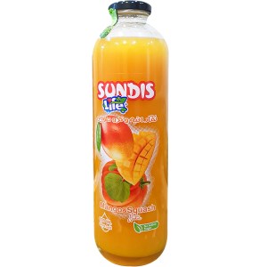 ساندیس شیشه انبه و کدو حلوایی 1 لیتری