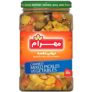 ترشی لقمه مهرام 650 گرم