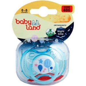 پستانک بی بی لند النا شب تاب ارتودنسی بادکنک