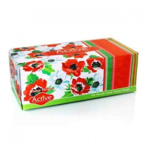 دستمال اکتیو 300برگ طرح A