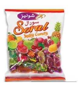 شکلات ژله ای سورال شونیز پاکت 1کیلویی