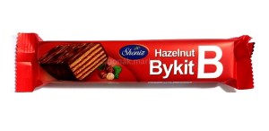 ویفر بایکیت فندقی بزرگ قرمز20عددی