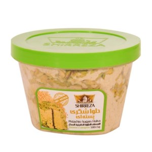 حلوا شکری شیررضا 500 گرم با مغز پسته