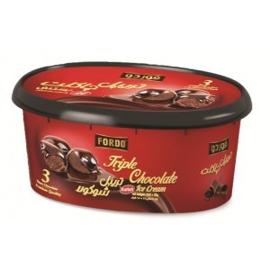 بستنی ظرفی فوردو کاله تریپل چاکلت 650