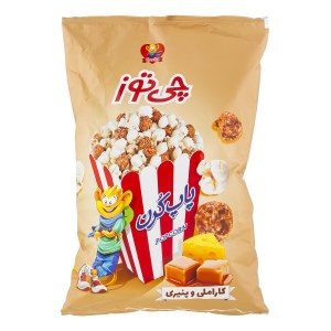 پاپ کرن چی توز پنیری کاراملی خانواده190گرم