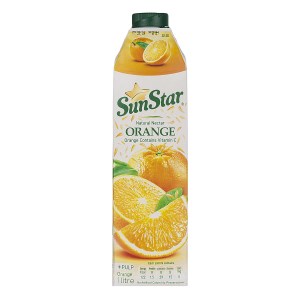 ابمیوه پرتقال پالپ دار سان استار 1لیتری