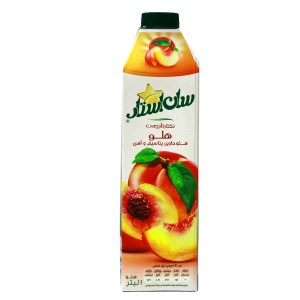 ابمیوه هلو سان استار 1لیتری