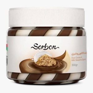 شکلات صبحانه سوربن کنجدی 300 گرم دو رنگ کاله