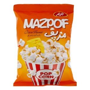 پاپ کرن پنیری مزمز 60 گرم بسته20 عددی