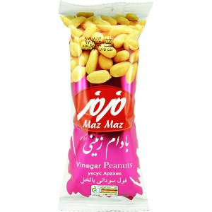 مغز بادام زمینی مزمز سرکه ای 40 گرم