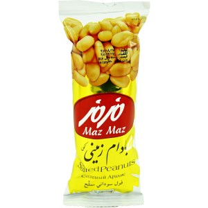 مغز بادام زمینی مزمزنمکی 40 گرم