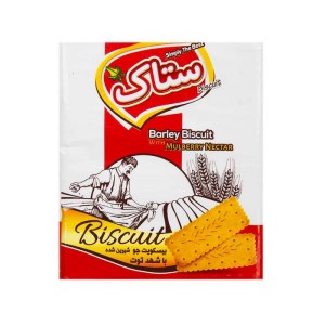 بیسکویت جو ستاک با عصاره توت طرح خوشه 180گرم