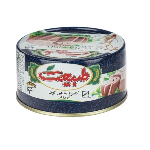 تن ماهی طبیعت 180 گرم 24عددی