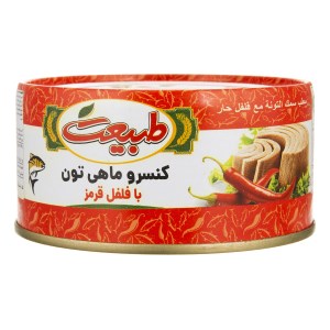 تن ماهی طبیعت با طعم فلفل 180 گرم(*)24عددی