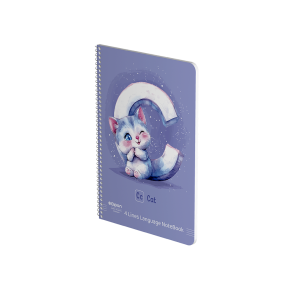 دفتر 60برگ سیمی چهارخط وزیری الیپون