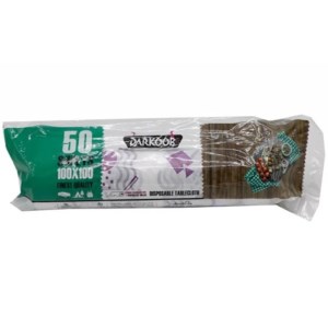 سفره یکبار مصرف پرفرژدار دورنگ اذین دارکوب 25 متری