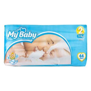 پوشک مای بیبی سایز2اقتصادی 44عددی