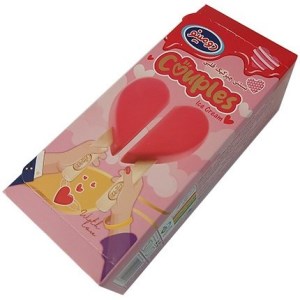 بستنی چیزکیک قلبی Couples دومینو