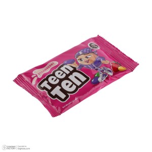 شوکاژه شکلات سفید طعم توت فرنگی تین تن 45 گرم 12 عددی