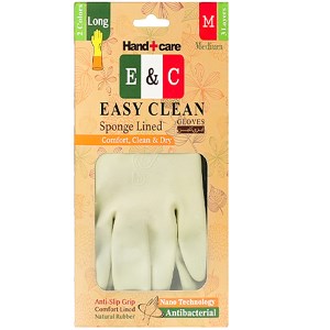 دستکش خانگی ساق بلند سایز m ایزی کلین