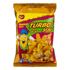 اسنک بادام زمینی توربو لینا 55گرم