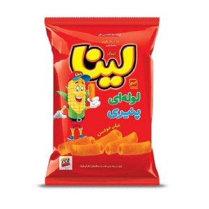 اسنک لوله ای پنیری پارتی لینا 80گرم