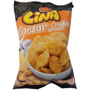 کروتون سزار (سیرو پنیر )لینا 50 گرم بسته 36 عددی