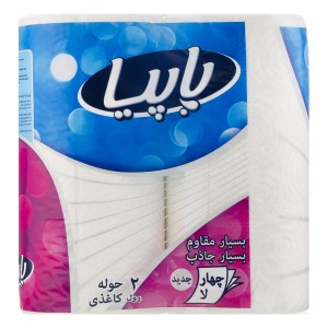 دستمال حوله پاپیا 4 لایه دو قلو