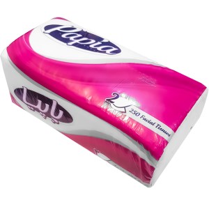 دستمال کاغذی پاپیا دو لایه 250 برگ سافت