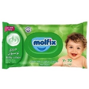 دستمال مرطوب مولفیکس حس طراوت کودک 70 برگی