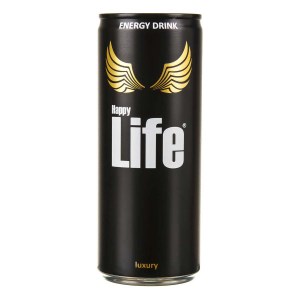 نوشابه انرژی زا هپی لایف مشکی