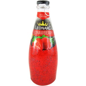 تخم شربتی توت فرنگی لئونارد 300 سی سی