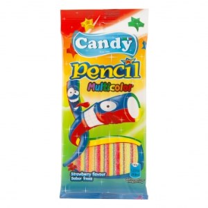 پاستیل نواری رنگین کمان 10 کندی میکس 100 گرم