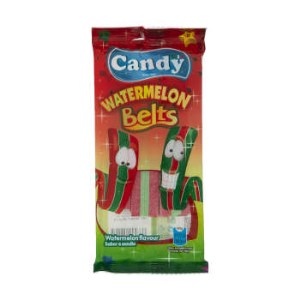 پاستیل نواری هندوانه 65 کندی میکس 100گرم