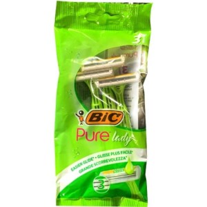 ژیلت بیک پیور سبز سه تیغ 1+3 PURE LADY