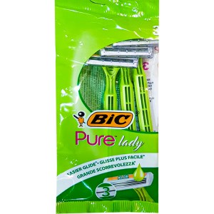 ژیلت سه لبه بیک سه عددی پیور لیدی