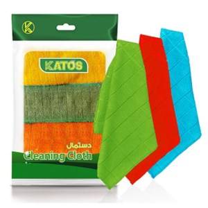 دستمال میکروفایبر کاتوس 3عددی کد k135