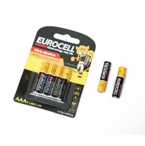 باطری نیم قلمی یوروسل 4 تایی الکالاین