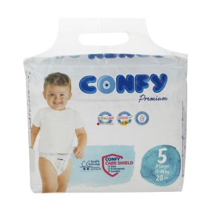 پوشک کانفی پریمیوم سایز 5(11تا 18کیلو)28عددی