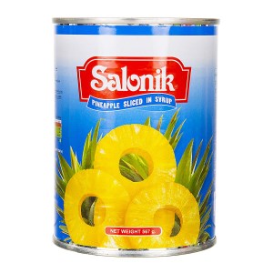 کمپوت اناناس 567 گرم سالونیک (حلقه ای) کلیدی