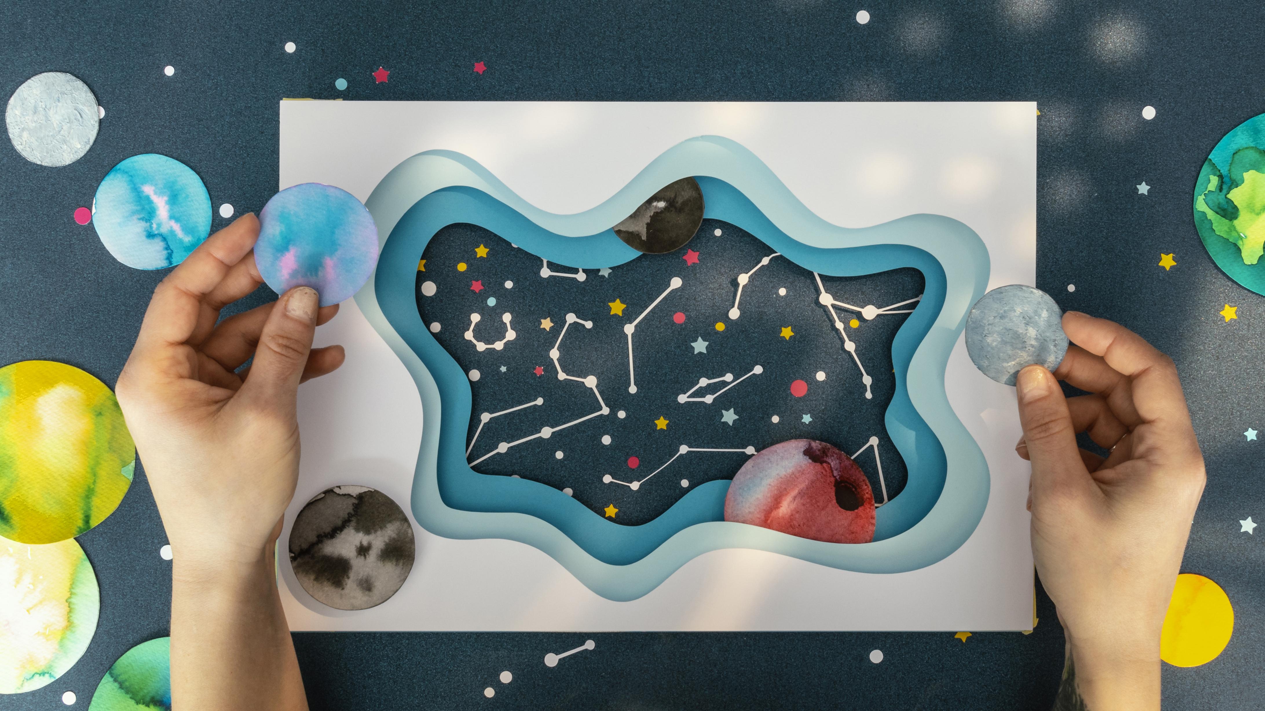 top-view-creative-paper-planets-assortment